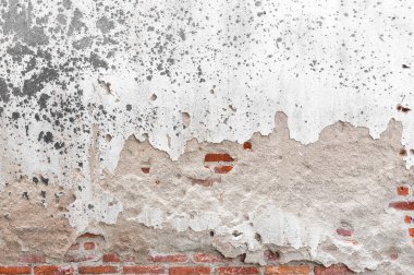 Eski çatlamış beton duvar arka planı, doku arka planı, eski tuğla duvar deseni, retro arkaplan için