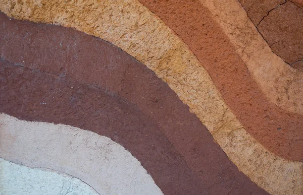 Forma Las Capas Suelo Color Texturas Capas Textura Tierra —  Fotos de Stock