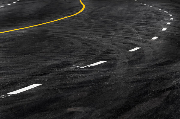 линия в асфальте дороги, скопировать пространство дорожной линии текстуры абстрактный фон