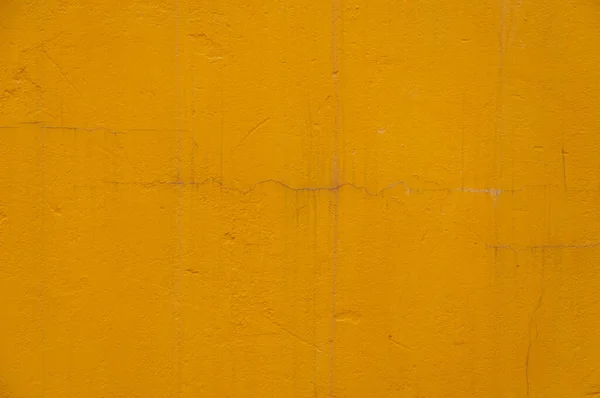 Vieux Mur Béton Fissuré Orange Texture — Photo