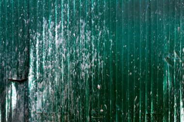 yeşil eski paslı çinko grunge dokusu, yeşil vintage çinko desen arkaplan için eski paneller