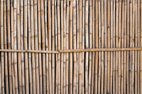 Bambuszaun Als Hintergrund — Stockfoto