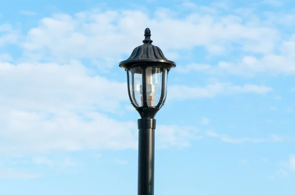 Lâmpada Rua Única Lanterna — Fotografia de Stock