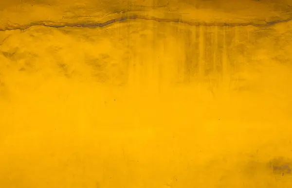Alte Gelbe Wände Aus Staub Schmutzige Gelbe Wand Hintergrund — Stockfoto