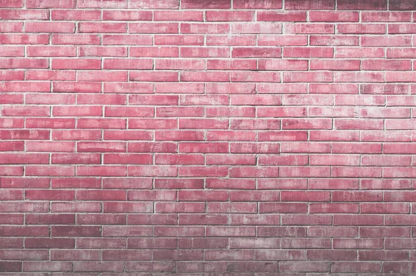Rózsaszín Régi Évjárat Tégla Fal Háttér Dekoratív Tégla Fal Felülete — Stock Fotó
