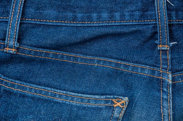 Jeans Texture Avec Poche Jeans Denim Texture Fond Jeans Dos — Photo