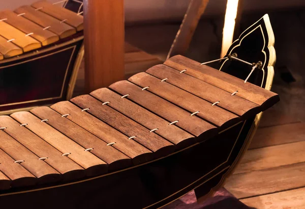 Xylofon Thailändska Musikinstrument Thailändska Instrument Thailands Unika Musikaliska Asiatiska Instrument — Stockfoto