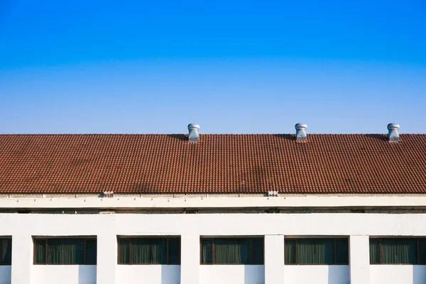 Ventiladores Aire Azotea Girando Tomar Aire Fresco Edificio — Foto de Stock