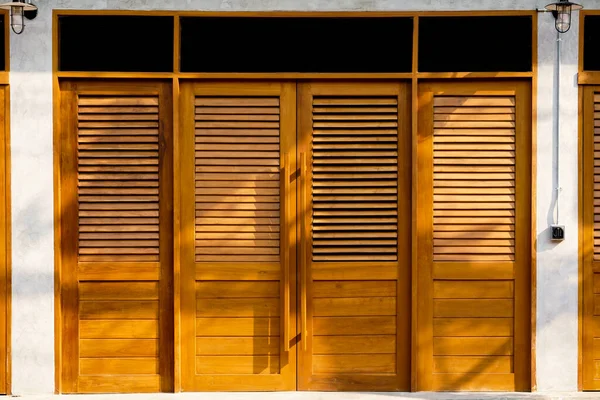 Brown Wooden Door Vintage Style Texture Vintage Wooden Door Old — Stock Photo, Image