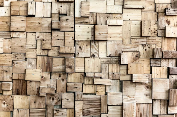 Krásné Exponované Dřevěné Stěny Exteriér Patchwork Surového Dřeva Tvoří Krásný — Stock fotografie
