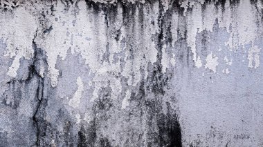 Eski kirli çatlamış doku beton beyaz duvar arkaplanı