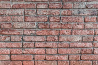 Eski tuğla duvar arka plan dokusu, retro arkaplan inşaatı için endüstriyel yapı malzemesi