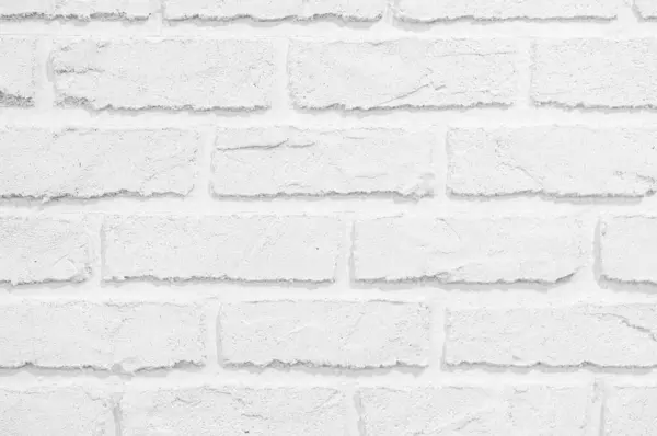 白砖墙外墙为背景 抽象背景砖墙体结构 — 图库照片