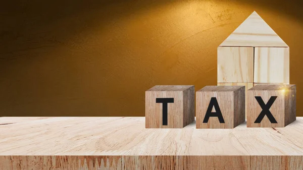 Domy Podatków Podatek Nieruchomości Opodatkowanie Zakupu Lub Sprzedaży Domu Utrzymanie — Zdjęcie stockowe