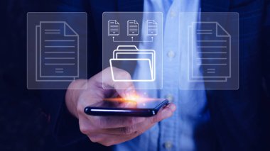 Belge Yönetim Sistemi (DMS) akıllı telefon üzerinde çalışan bir bilişim danışmanı. Şirket dosyaları bilgisini arşivlemek, aramak ve yönetmek için yazılım