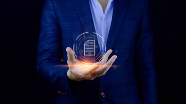 Belge Yönetim Sistemi (DMS), Çevrimiçi Belgelendirme Veritabanı ve ERP ile dosya, bilgi ve belge girişimlerini verimli bir şekilde yönetmek için otomasyon işlemleri. Şirket iş teknolojisi.