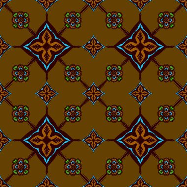 Ikat geometrik folklor süsü, kabile etnik dokusu. Aztek tarzında kusursuz çizgili desen, şekil nakış, İskandinav deseni, Ikat deseni.