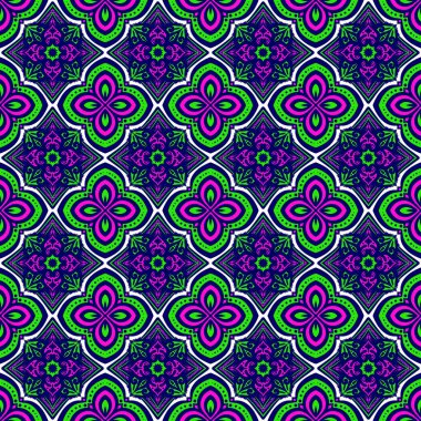 Ikat geometrik folklor süsü, kabile etnik dokusu. Aztek tarzında kusursuz çizgili desen, şekil nakış, İskandinav deseni, Ikat deseni.