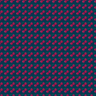 Kusursuz kırmızı kiraz desenli dizayn, düz kiraz desenli ambalaj kağıdı, kumaş desenli