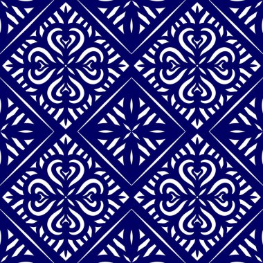 Mandalalı kusursuz desenli çiçek, klasik dekoratif elementler, klasik dekoratif çizimler, renkli kabile süsleriyle etnik mandala.