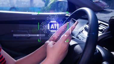 Ai teknolojisi, Chatgpt Chat ile sanal küresel internet bağlantısı kullanarak akıllı telefon, yapay zeka, komut komut kullanarak bir şeyler üretmek için, gelecekçi teknoloji dönüşümü.