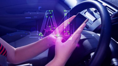 Ai teknolojisi, sanal küresel internet bağlantısı Chatgpt Sohbeti 'ni yapay zeka, yapay zeka, komut komut kullanarak bir şey üretmek için kullanıyor, gelecekçi teknoloji dönüşümü..