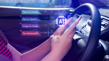 Ai teknolojisi, Chatgpt Sohbeti 'ni yapay zeka, yapay zeka, görsel metin, konuşma, akıllı yapay zeka ile sanal grafik küresel internet bağlantısı kullanarak bir şeyler üretmek için komut komutu kullanmak, geleceksel teknoloji dönüşümü..