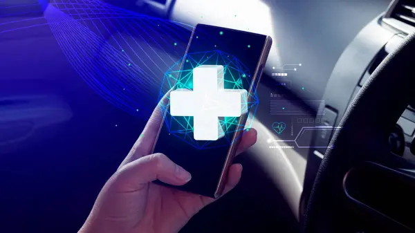 People using plus icon for health care medical, icon virtual medical health care with medical network connection, People health care awareness rising growth of medical health and life insurance business.