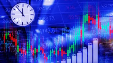 Borsa grafik analizi yatırımı finans, borsa grafiği grafiği grafiği grafiği çizelgesi kriz grafiği kaybı ve büyüme kazancı, Finansal borsa.