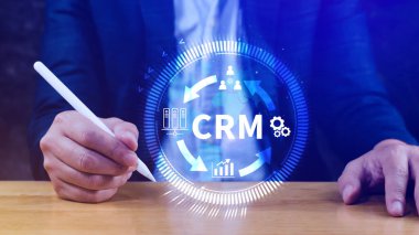 Müşteri ilişkileri bölümü, CRM konsepti, veri alışverişi geliştirme. Müşteri hizmetleri, Bankacılık, Teknoloji, İş Stratejisi.