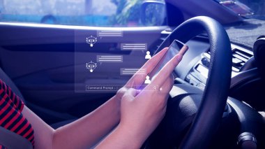 Yapay zeka teknolojisi, dijital sohbet robotu, robot uygulaması, konuşma asistanı, yapay zeka konsepti, sanal ekranda dijital sohbet robotu, internetteki sanal asistanlar....