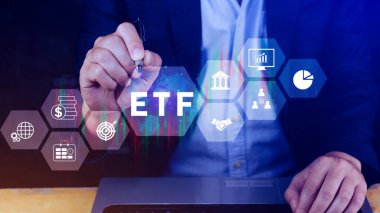 ETF yatırım kavramı, Borsa Ticaret Fonu, ETF hisse senedi opsiyonları ve borsa endeks fonu, Finansal Piyasada Zenginliğin Büyümesi.