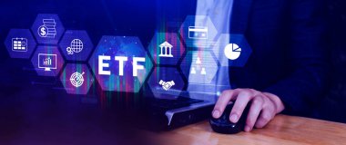 ETF yatırım kavramı, Borsa Ticaret Fonu, ETF hisse senedi opsiyonları ve borsa endeks fonu, Finansal Piyasada Zenginliğin Büyümesi.