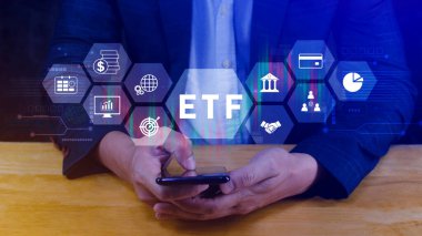 ETF yatırım kavramı, Borsa Ticaret Fonu, ETF hisse senedi opsiyonları ve borsa endeks fonu, Finansal Piyasada Zenginliğin Büyümesi.