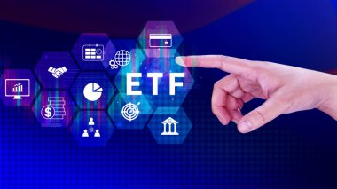 ETF yatırım kavramı, Borsa Ticaret Fonu, ETF hisse senedi opsiyonları ve borsa endeks fonu, Finansal Piyasada Zenginliğin Büyümesi.