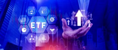 ETF yatırım kavramı, Borsa Ticaret Fonu, ETF hisse senedi opsiyonları ve borsa endeks fonu, Finansal Piyasada Zenginliğin Büyümesi.