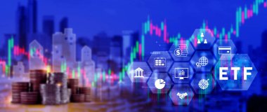 ETF yatırım kavramı, Borsa Ticaret Fonu, ETF hisse senedi opsiyonları ve borsa endeks fonu, Finansal Piyasada Zenginliğin Büyümesi.