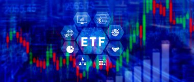 ETF yatırım kavramı, Borsa Ticaret Fonu, ETF hisse senedi opsiyonları ve borsa endeks fonu, Finansal Piyasada Zenginliğin Büyümesi.