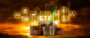 ETF yatırım kavramı, Borsa Ticaret Fonu, ETF hisse senedi opsiyonları ve borsa endeks fonu, Finansal Piyasada Zenginliğin Büyümesi.