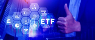 ETF yatırım kavramı, Borsa Ticaret Fonu, ETF hisse senedi opsiyonları ve borsa endeks fonu, Finansal Piyasada Zenginliğin Büyümesi.