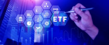 ETF yatırım kavramı, Borsa Ticaret Fonu, ETF hisse senedi opsiyonları ve borsa endeks fonu, Finansal Piyasada Zenginliğin Büyümesi.