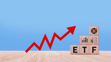 ETF yatırım kavramı, Borsa Ticaret Fonu, ETF hisse senedi opsiyonları ve borsa endeks fonu, Finansal Piyasada Zenginliğin Büyümesi.