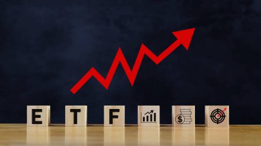 ETF yatırım kavramı, Borsa Ticaret Fonu, ETF hisse senedi opsiyonları ve borsa endeks fonu, Finansal Piyasada Zenginliğin Büyümesi.