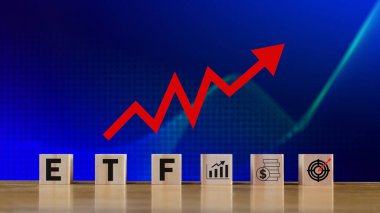 ETF yatırım kavramı, Borsa Ticaret Fonu, ETF hisse senedi opsiyonları ve borsa endeks fonu, Finansal Piyasada Zenginliğin Büyümesi.