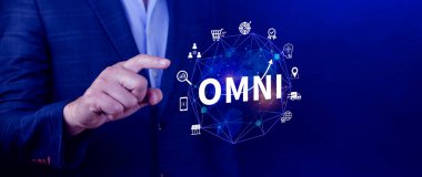 Omni Channel pazarlama kavramı, OMNI CHANNEL pazarlamanın dijital temsili, e-ticaret, dağıtım, sosyal medya pazarlaması, analitik, müşteri ilişkileri.