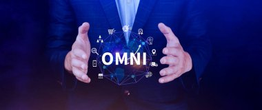 Omni Channel pazarlama kavramı, OMNI CHANNEL pazarlamanın dijital temsili, e-ticaret, dağıtım, sosyal medya pazarlaması, analitik, müşteri ilişkileri.