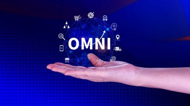 Omni Channel pazarlama kavramı, OMNI CHANNEL pazarlamanın dijital temsili, e-ticaret, dağıtım, sosyal medya pazarlaması, analitik, müşteri ilişkileri.