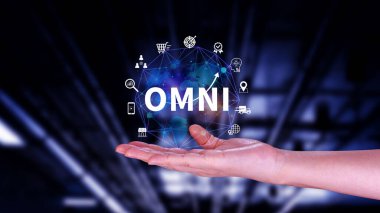 Omni Channel pazarlama kavramı, OMNI CHANNEL pazarlamanın dijital temsili, e-ticaret, dağıtım, sosyal medya pazarlaması, analitik, müşteri ilişkileri.
