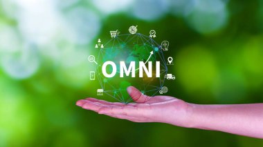 Omni Channel pazarlama kavramı, OMNI CHANNEL pazarlamanın dijital temsili, e-ticaret, dağıtım, sosyal medya pazarlaması, analitik, müşteri ilişkileri.