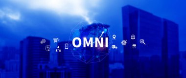 Omni Channel pazarlama kavramı, OMNI CHANNEL pazarlamanın dijital temsili, e-ticaret, dağıtım, sosyal medya pazarlaması, analitik, müşteri ilişkileri.